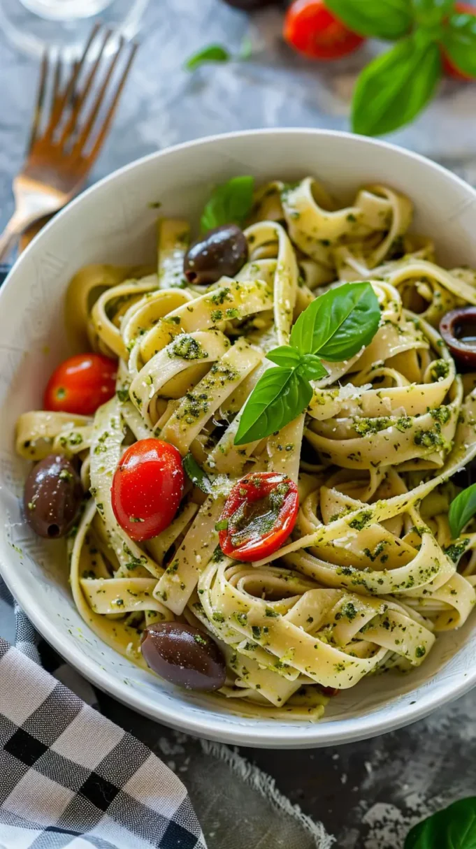 Easy Homemade Chicken Pesto Pasta – Restaurant-Style Taste! Chicken Pesto Pasta